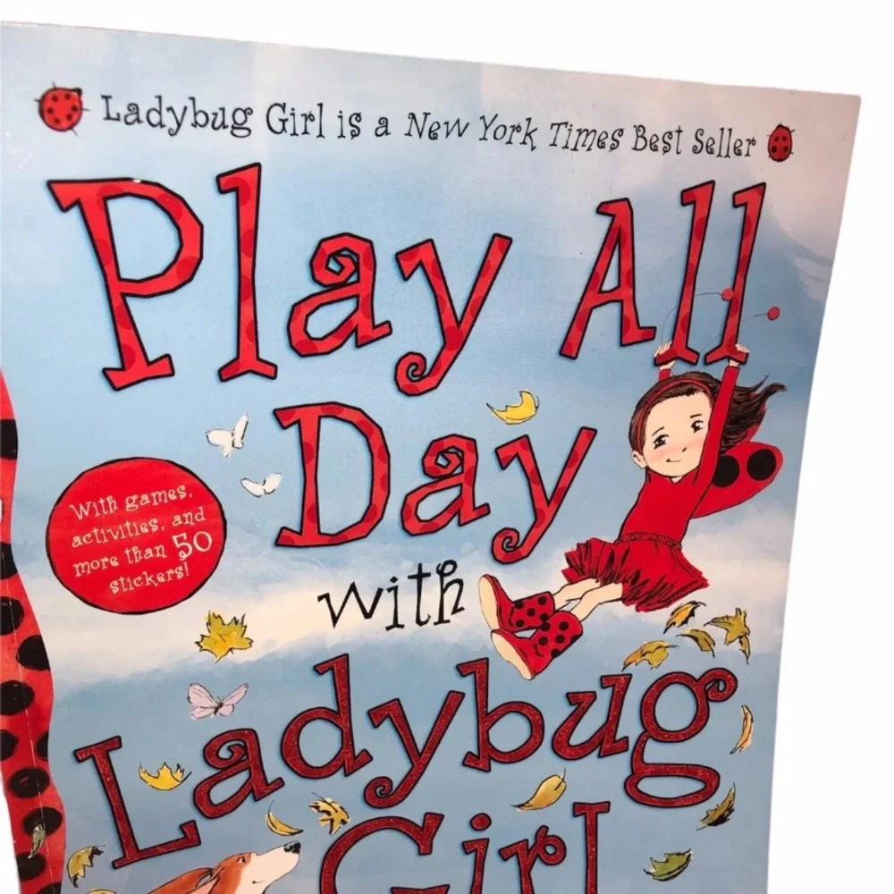 Play all day with ladybug girl by david somar paperback book